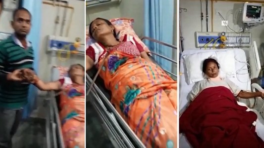 Se clavó una barra de hierro en el cuello y sobrevivió