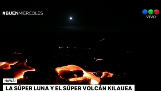 La superluna y el supervolcán de Hawai
