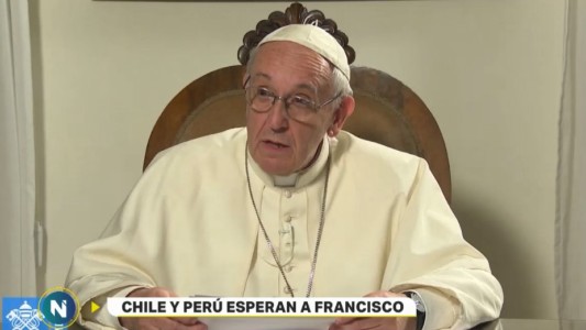 El papa Francisco envió un mensaje para los fieles que lo esperan en Chile y Perú
