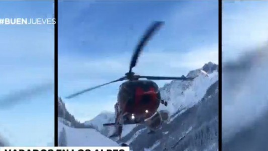 Rescataron a esquiadores varados en los Alpes suizos