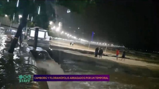 Florianópolis en emergencia: dos muertos y un desaparecido