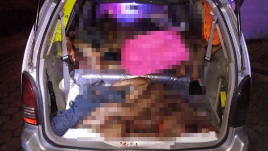 Macabro hallazgo en México: encontraron nueve cuerpos descuartizados en una camioneta