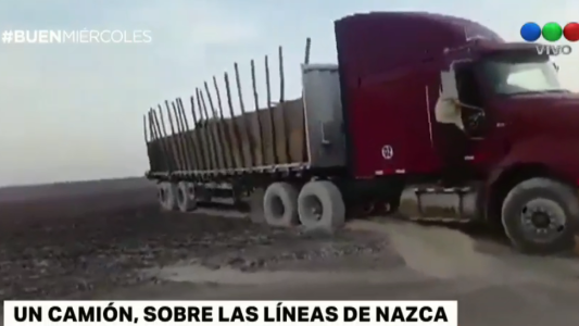 Se desvió del camino y pasó con su camión por las Líneas de Nazca: piden 9 meses de prisión preventiva