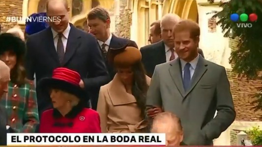 Boda real: "un hecho anormal" que rompe el protocolo