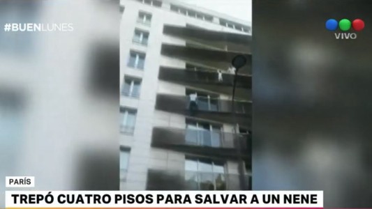 Un hombre araña indocumentado es el nuevo héroe de Francia