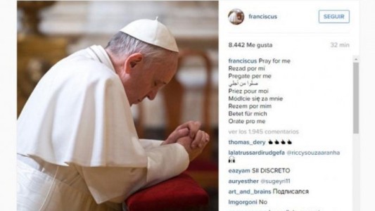 La primera foto del Papa en Instagram