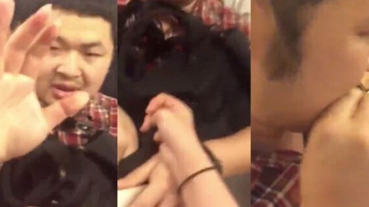 #EsViral El hombre que tuvo que comerse la foto que le sacó a una mujer en el subte