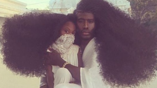 Los excéntricos peinados de un padre y su hija que revolucionan Instagram