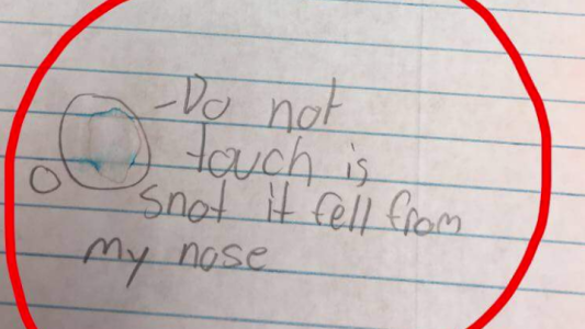 La curiosa advertencia de un niño a su profesor que se hizo viral