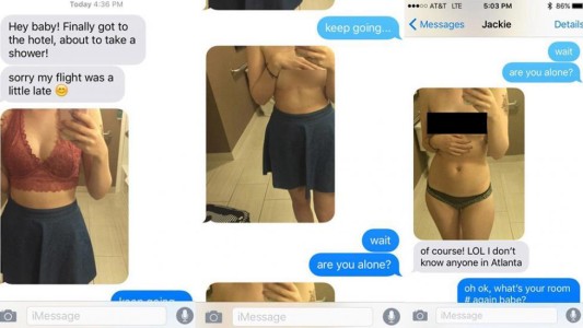 Descubrió que su novia era infiel por una selfie desnuda que le mandó