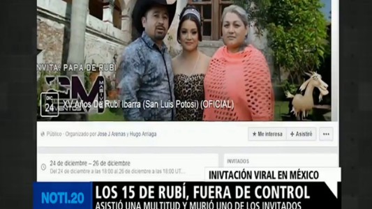 Las primeras imágenes de la fiesta de 15 de Rubí, la celebración viral más famosa del mundo