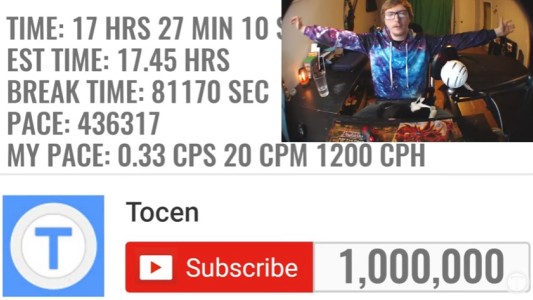 #YouTuber pasa 17 horas para conseguir el récord más absurdo de la historia