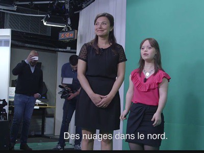 #EsViral joven con síndrome de down presentó el clima en televisión y rompió el rating