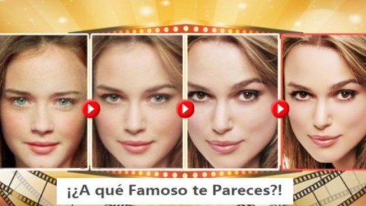 ¿A qué famoso te parecés?: alerta sobre el juego que está de moda en Facebook