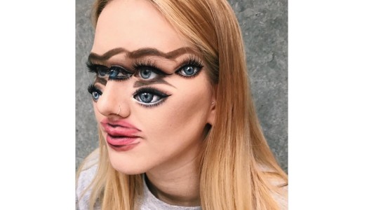 Las ilusiones ópticas que crea esta artista del maquillaje vuelven locos a todos en redes sociales