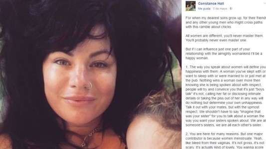 La mujer que escribió una carta sobre sexo para sus hijos y se volvió viral