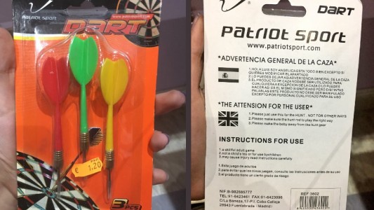 Esto es INCREÍBLE: una chica publicó la bizarra traducción de unos dardos y ESTALLARON las redes