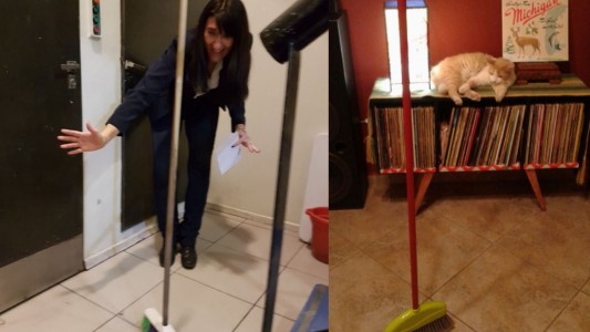 El desafío de la escoba: el reto viral que es furor en las redes sociales