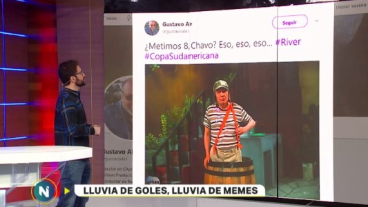 Lluvia de goles, lluvia de memes