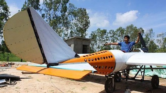 Un hombre construyó su propio avión gracias a los tutoriales de Youtube