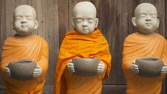 La extraña sonrisa de un monje budista de 92 años dos meses después de muerto