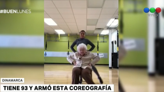 Una genia: tiene 93 años y armó esta coreografía