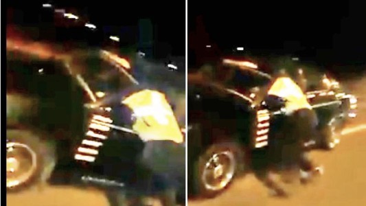Video: automovilista borracho arrastró varios kilómetros a una agente de tránsito