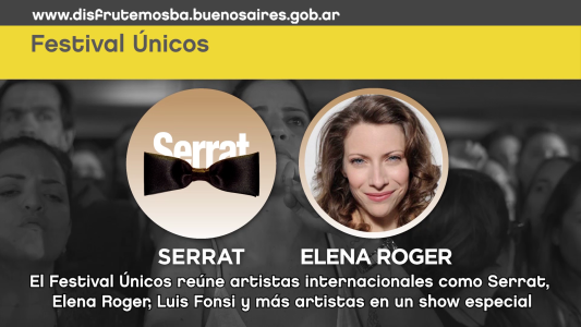 ¿Qué vas a hacer este finde en la ciudad? Serrat y Luis Fonsi tocarán gratis este sábado en Buenos Aires #AgendaBA