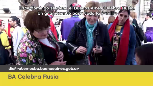 #AgendaBA Bienestar, disfrutando el presente, Buenos Aires Celebra Rusia y Talleres de Cocina Natural