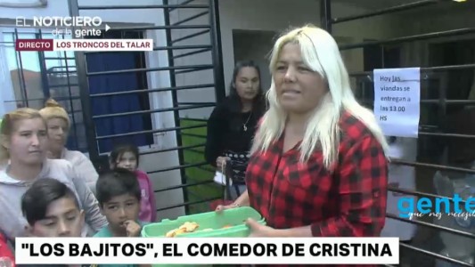 "Los Bajitos", el comedor de Cristina