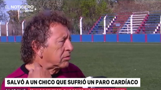 El vicepresidente del club salvó a un jugador que sufrió un paro cardíaco
