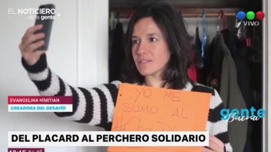 #GenteBuena Campaña #ChauDiez para "alimentar" percheros solidarios