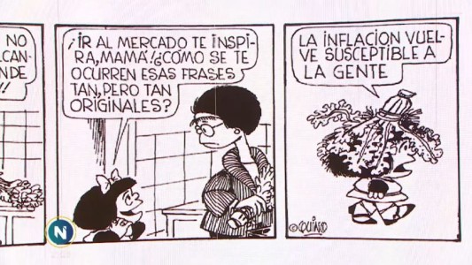La columna de Mafalda sobre la inflación