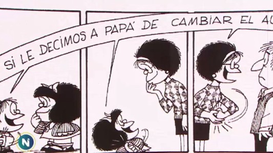 La columna de Mafalda sobre el consumo