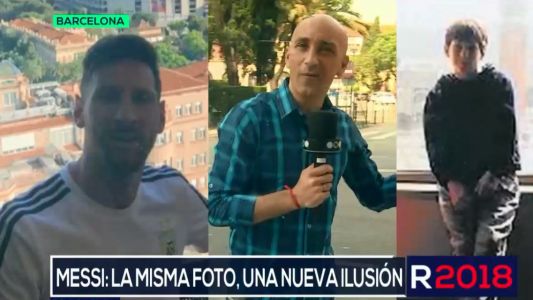 Messi, la misma foto y una nueva ilusión