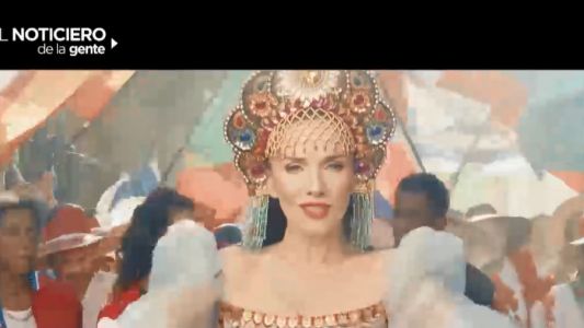 Adelanto del clip que grabó Natalia Oreiro para el Mundial