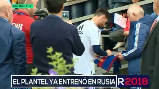 Entrenamiento argentino, a puertas abiertas