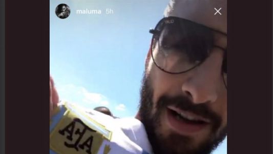 El aguante de Maluma a la Selección