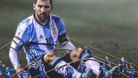 Después del partido, las redes sociales se llenaron de memes contra Messi