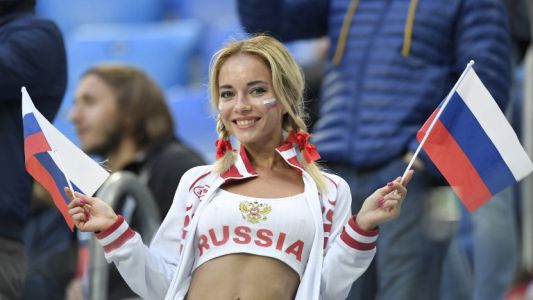 Rusia se lució también en las tribunas de San Petersburgo