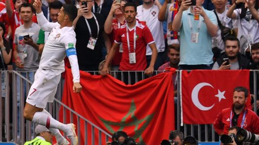 Portugal gana por 1 a 0 ante Marruecos, con gol de Cristiano Ronaldo