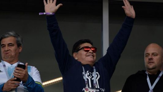 El video de Diego Maradona alentando a la Selección