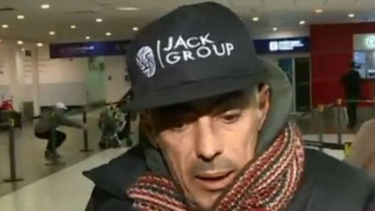 Volvió el argentino expulsado del Mundial: "Le pedí perdón a mi hija y a todos"