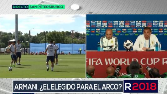 Armani: "Si llega la oportunidad de debutar, estoy preparado"