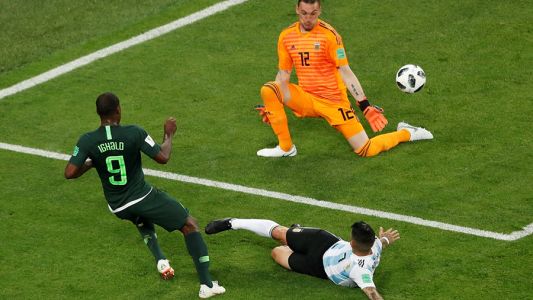 La atajada decisiva de Franco Armani antes del final de Argentina vs. Nigeria