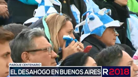 El partido en pantalla gigante casi infarta a los porteños