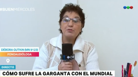 Cómo sufre la garganta con el Mundial