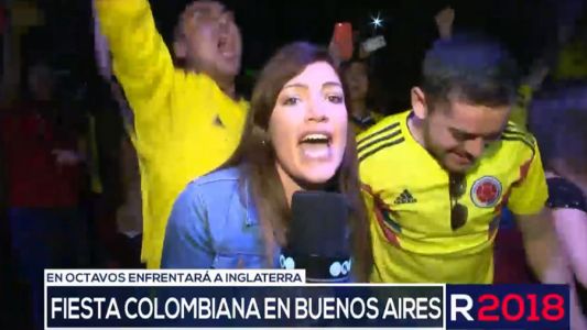 Alegría colombiana en Buenos Aires