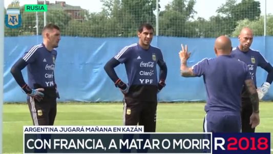 Argentina le tiene que ganar a Francia para no volver a casa