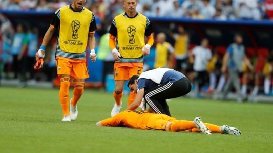 Tristeza enorme: el video de Armani, destruido tras la derrota con Francia